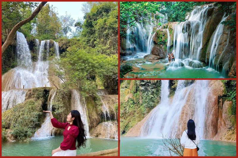 Dai Yem Waterfall in Moc Chau, Vietnam